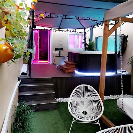 Ferienwohnung Lyon Superbe Jacuzzi Vue Sur Jardin Villeurbanne Exterior foto