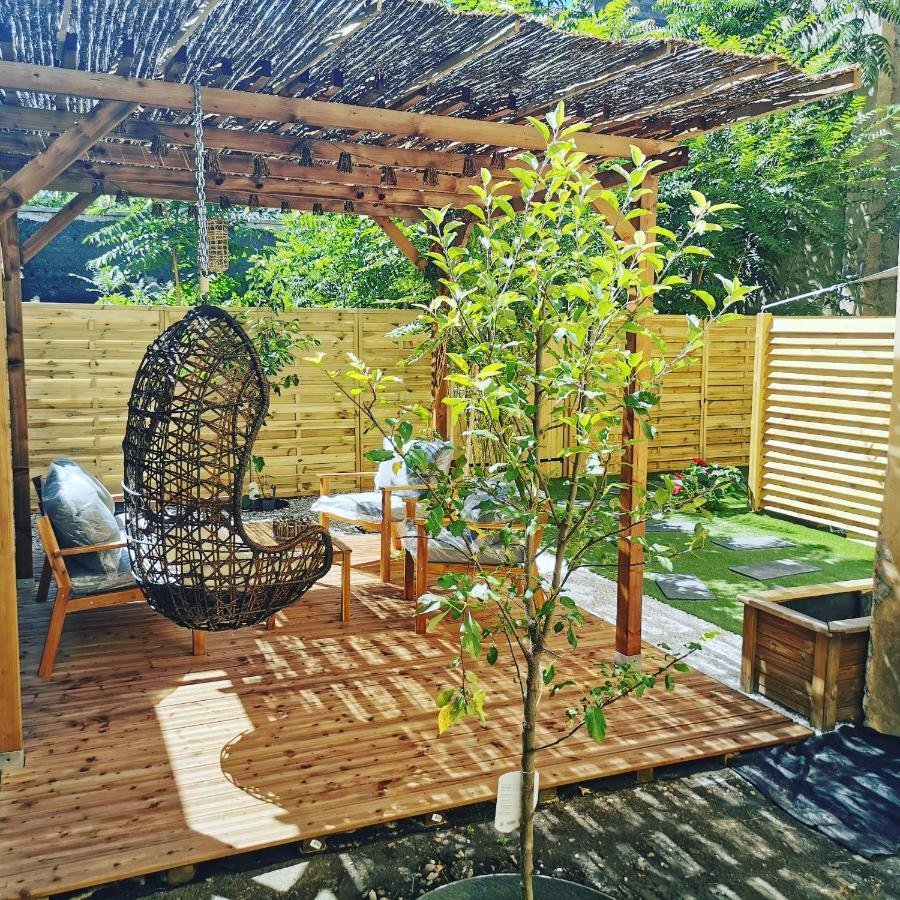 Ferienwohnung Lyon Superbe Jacuzzi Vue Sur Jardin Villeurbanne Exterior foto