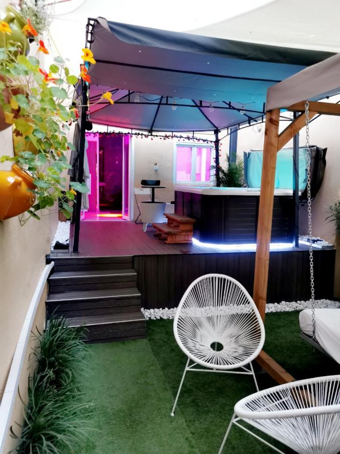Ferienwohnung Lyon Superbe Jacuzzi Vue Sur Jardin Villeurbanne Exterior foto