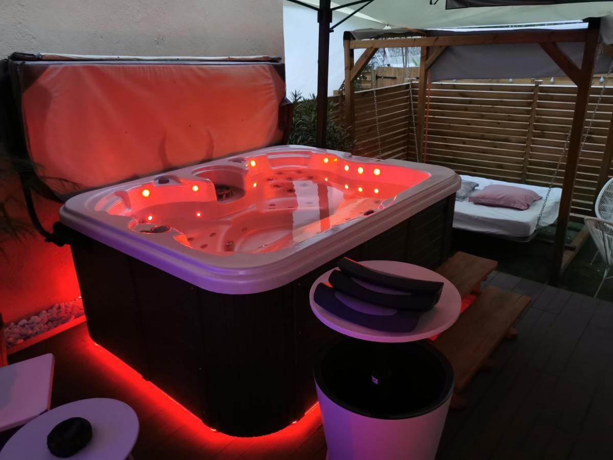 Ferienwohnung Lyon Superbe Jacuzzi Vue Sur Jardin Villeurbanne Exterior foto